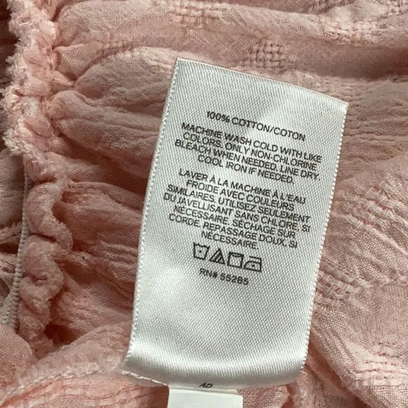 Express Pink Ruffle Shirt - Picture 4 of 5